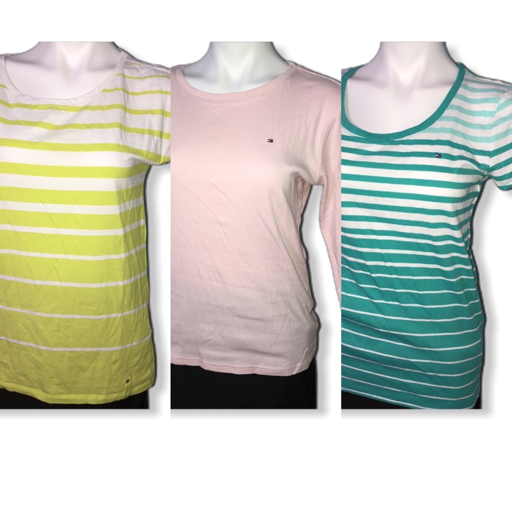 3 Shirts-Hilfiger & Lauren-Sz M